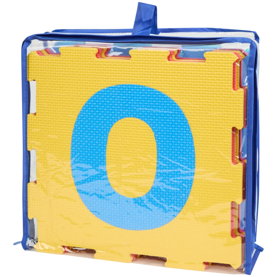 Tapete em puzzle com números