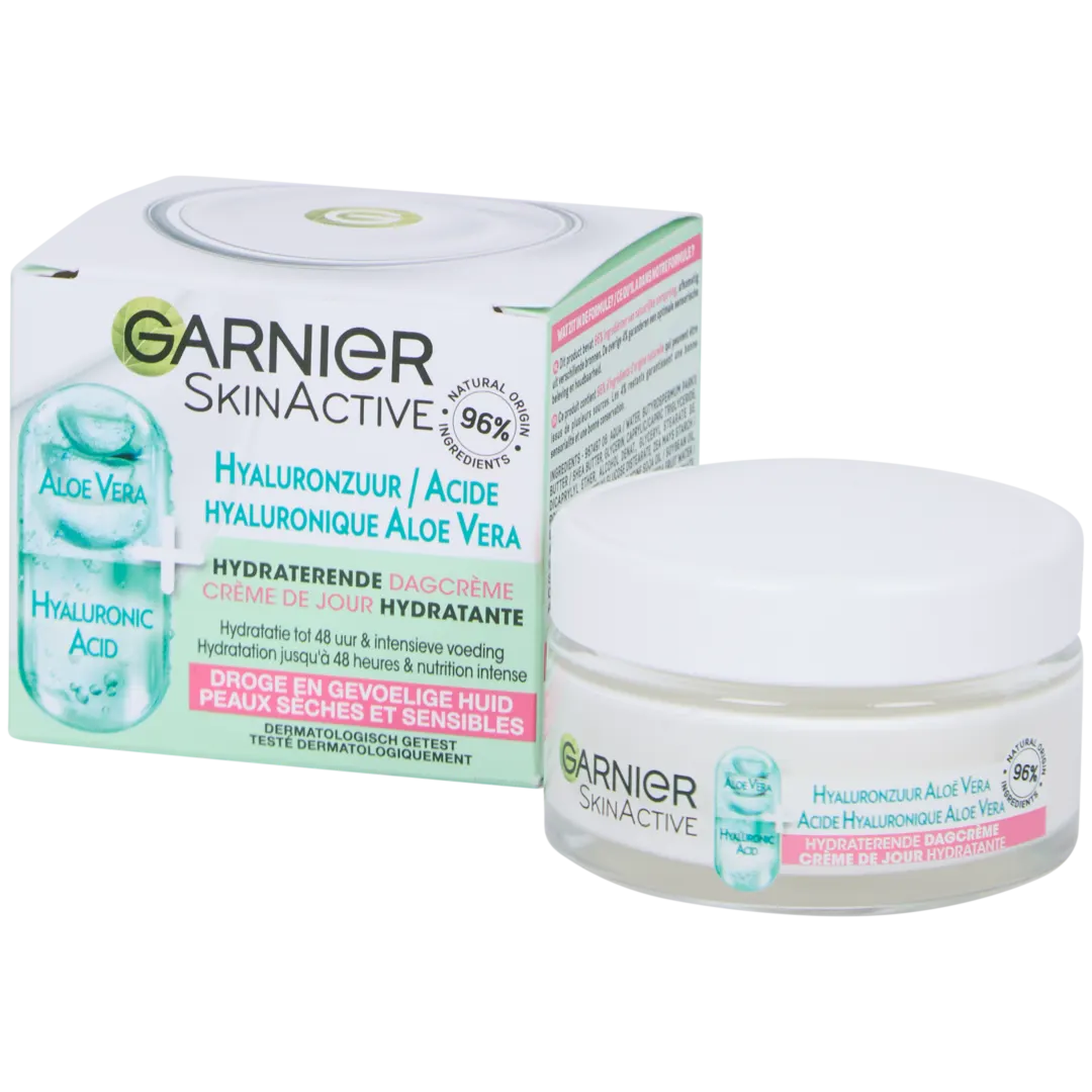 Crème de jour Garnier Skin Active Acide hyaluronique et Aloe Vera