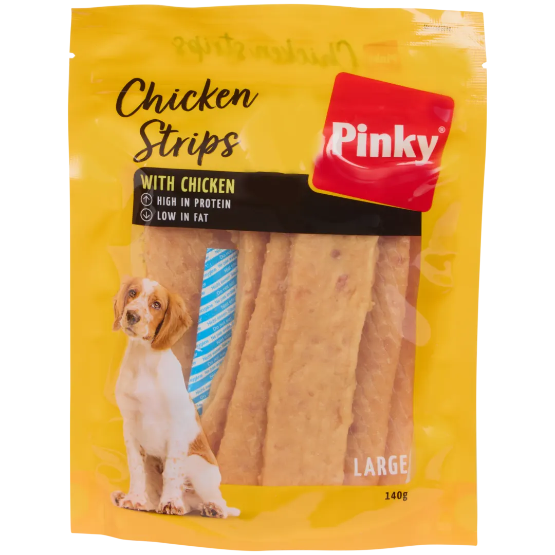 Pinky hondensnack Chicken Strips