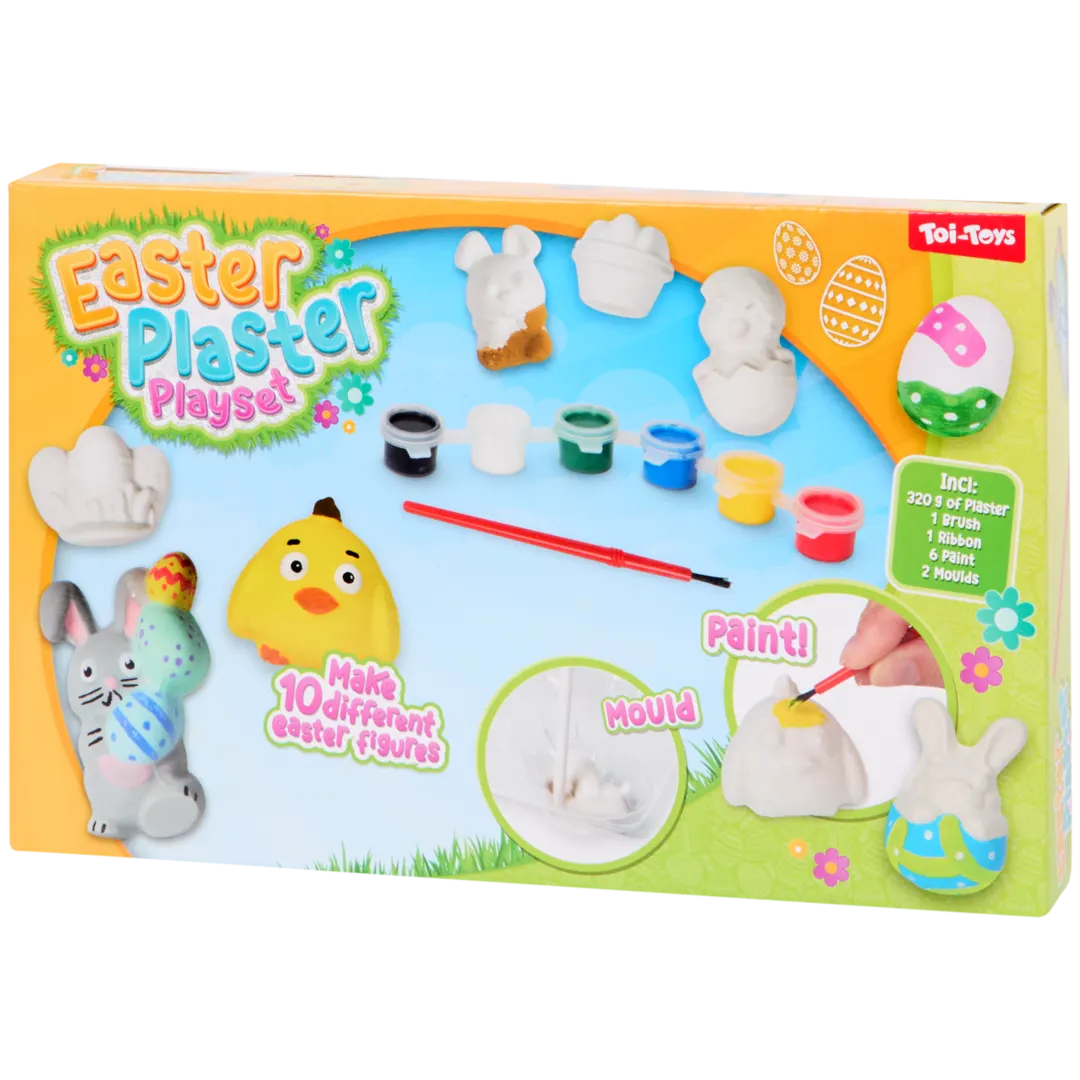 Kit créatif figurines en plâtre Pâques 1