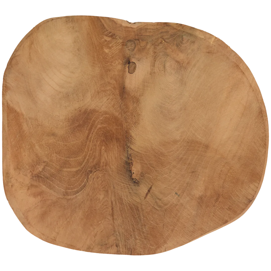 Disco decorativo em madeira