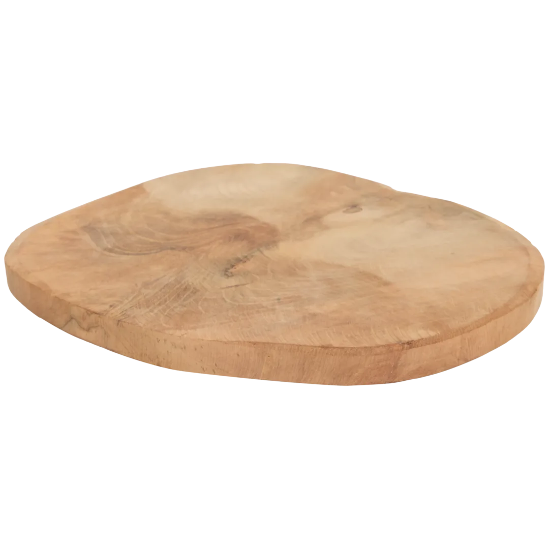 Disco decorativo em madeira