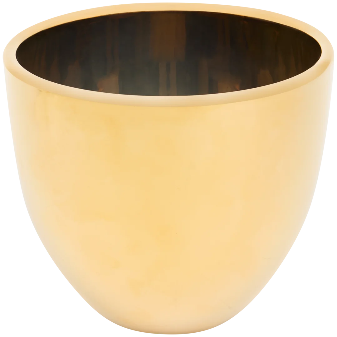 Ghiveci de flori auriu 1