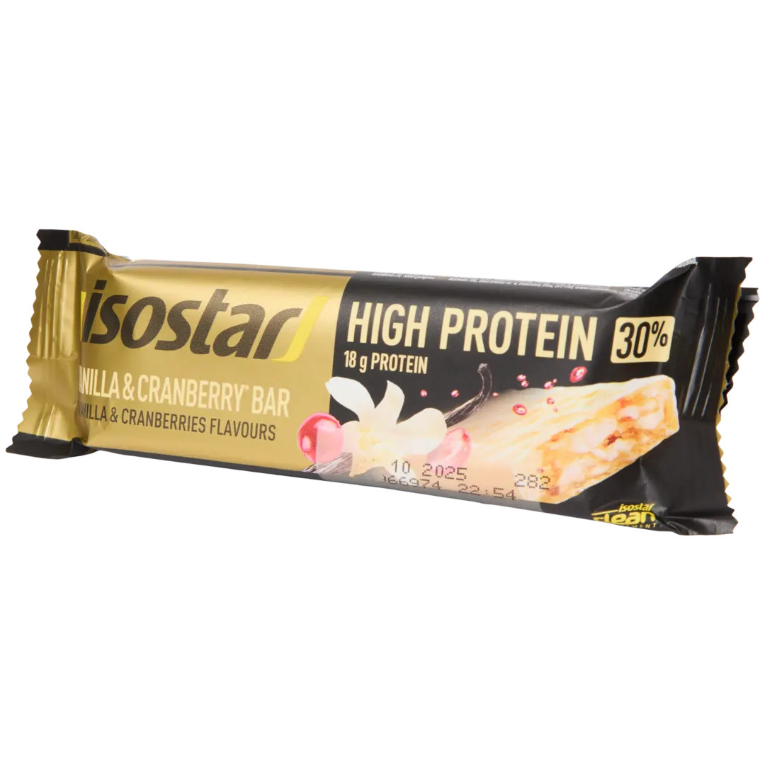 Isostar proteïnereep Vanille en Cranberries