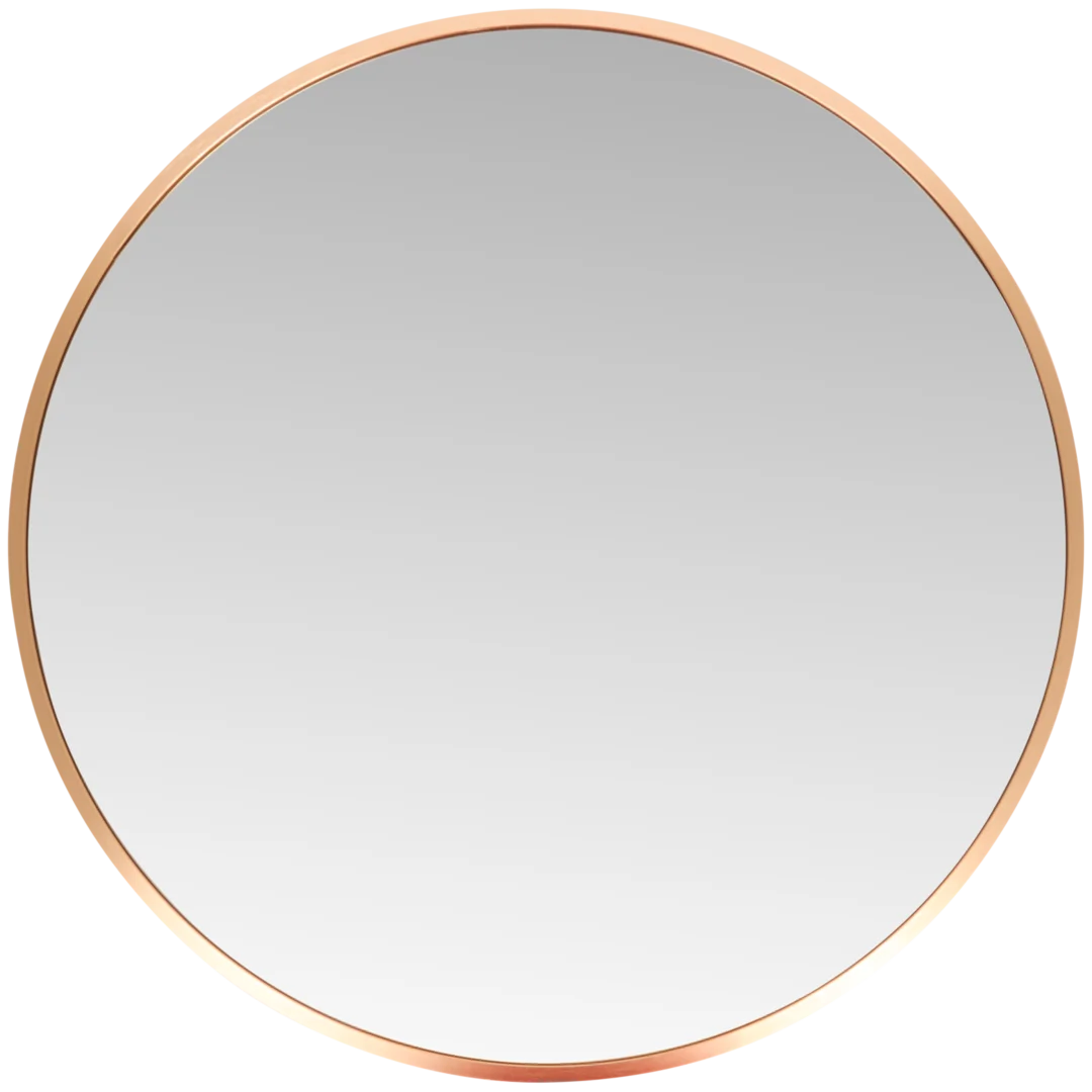 Miroir rond suspendu