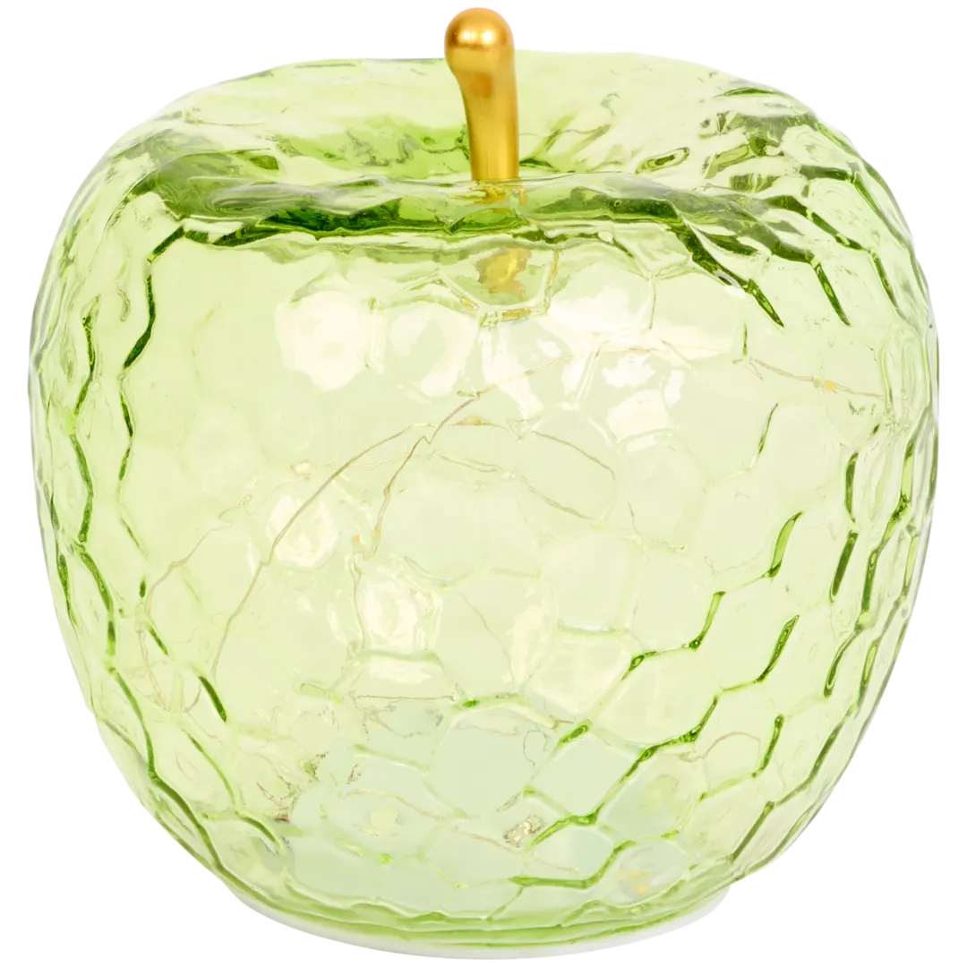 Fructe decorative din sticlă cu leduri 2