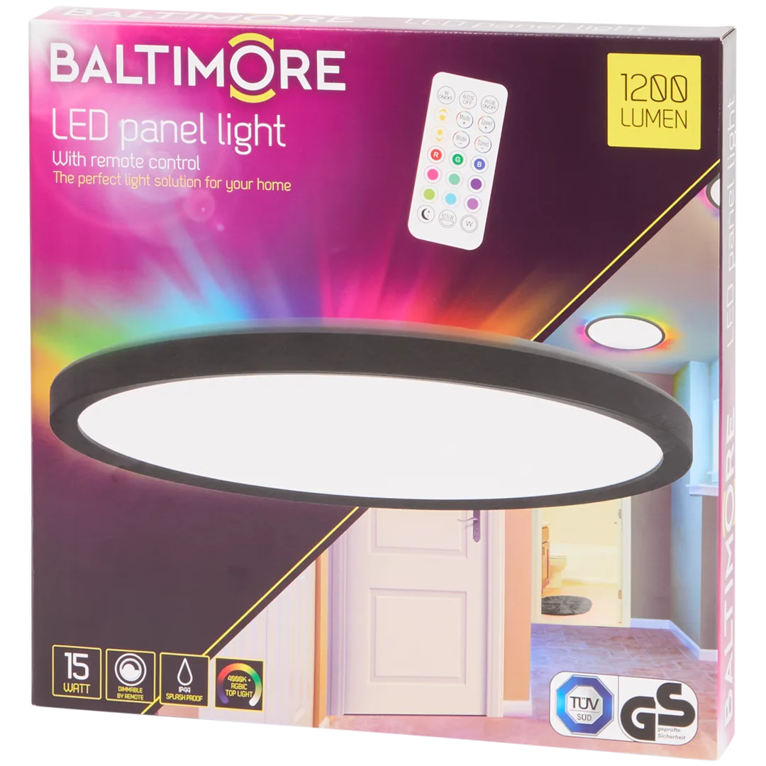 Oświetlenie panelowe ze zdalnym sterowaniem Baltimore 1