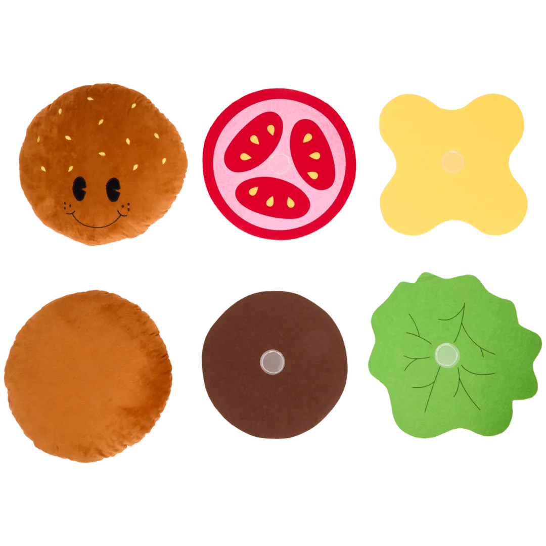 Pluchen hamburger