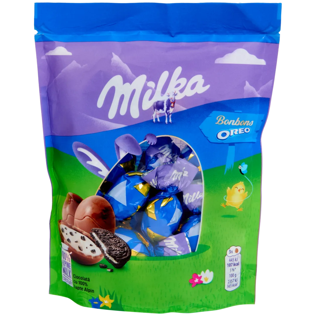Œufs de Pâques en chocolat Milka Oreo