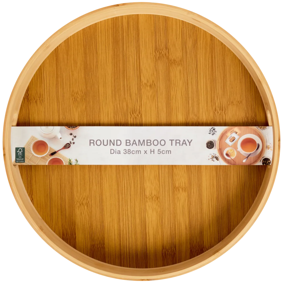 Plateau en bambou