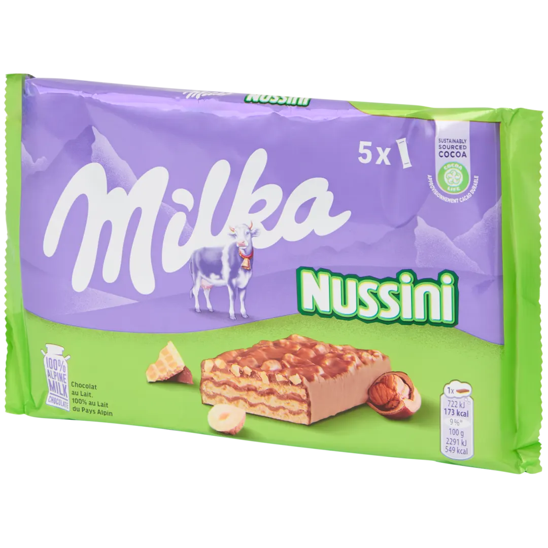 Milka Nussini wafels