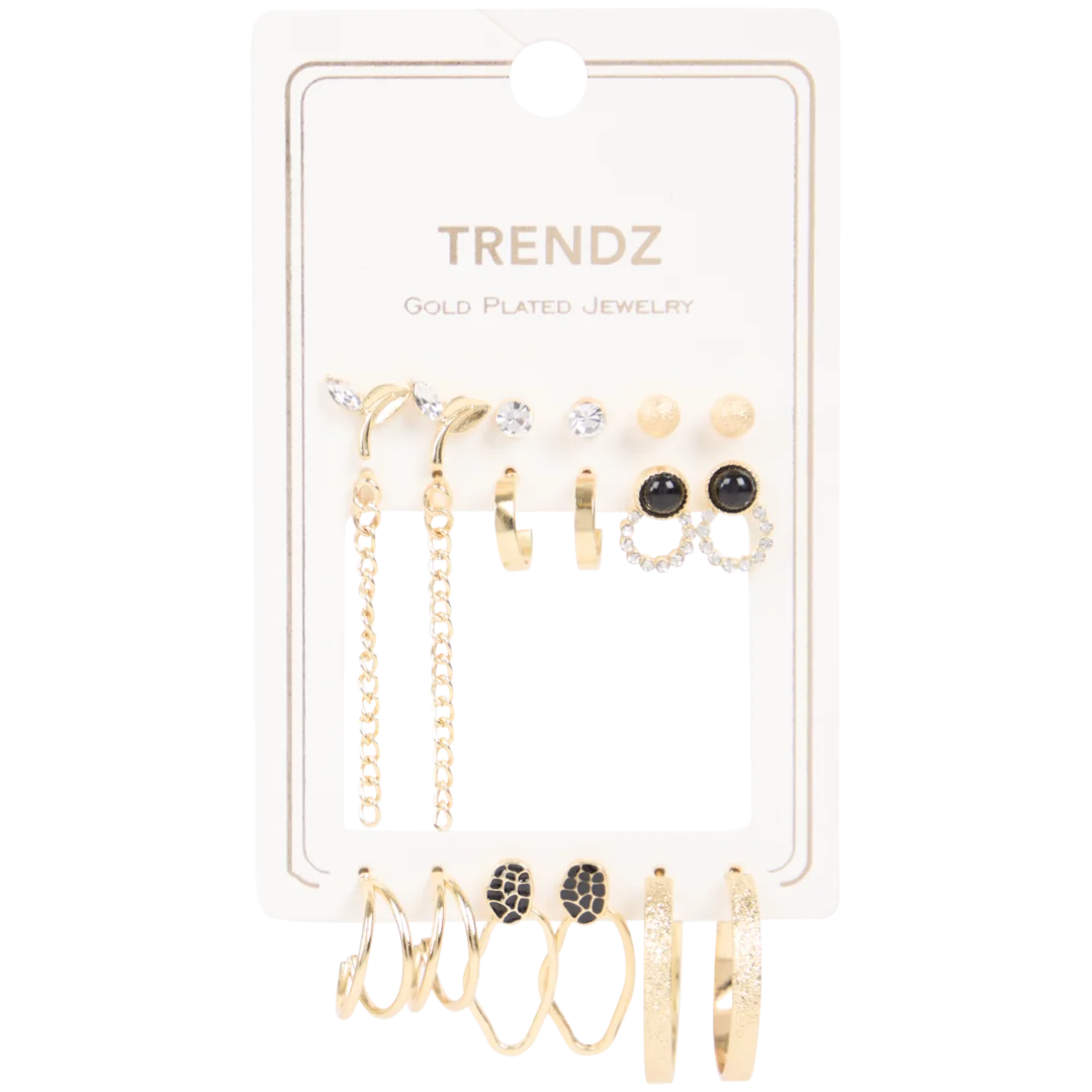Set orecchini placcati Trendz 2