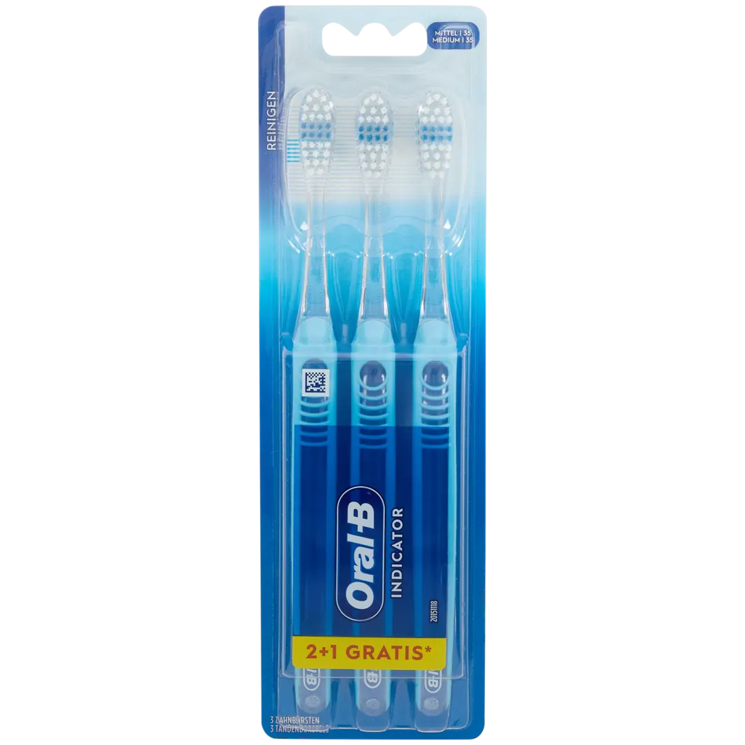 Zubní kartáčky Oral-B Indikátor 1-2-3