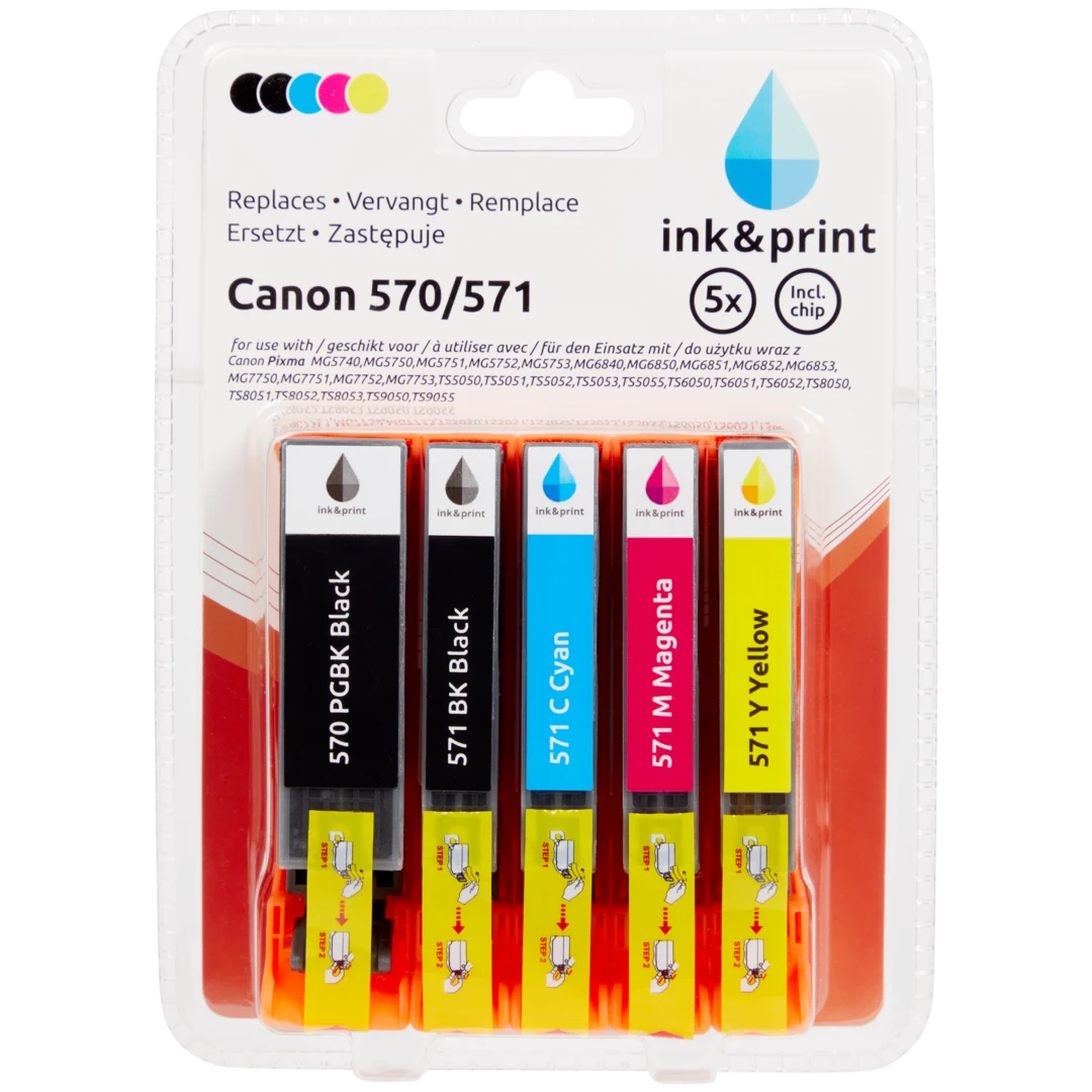 Ink & Print Druckerpatronen Canon 570/571 1
