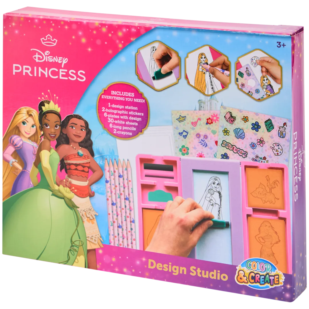 Disney ontwerp- en kleurset Color & Create
