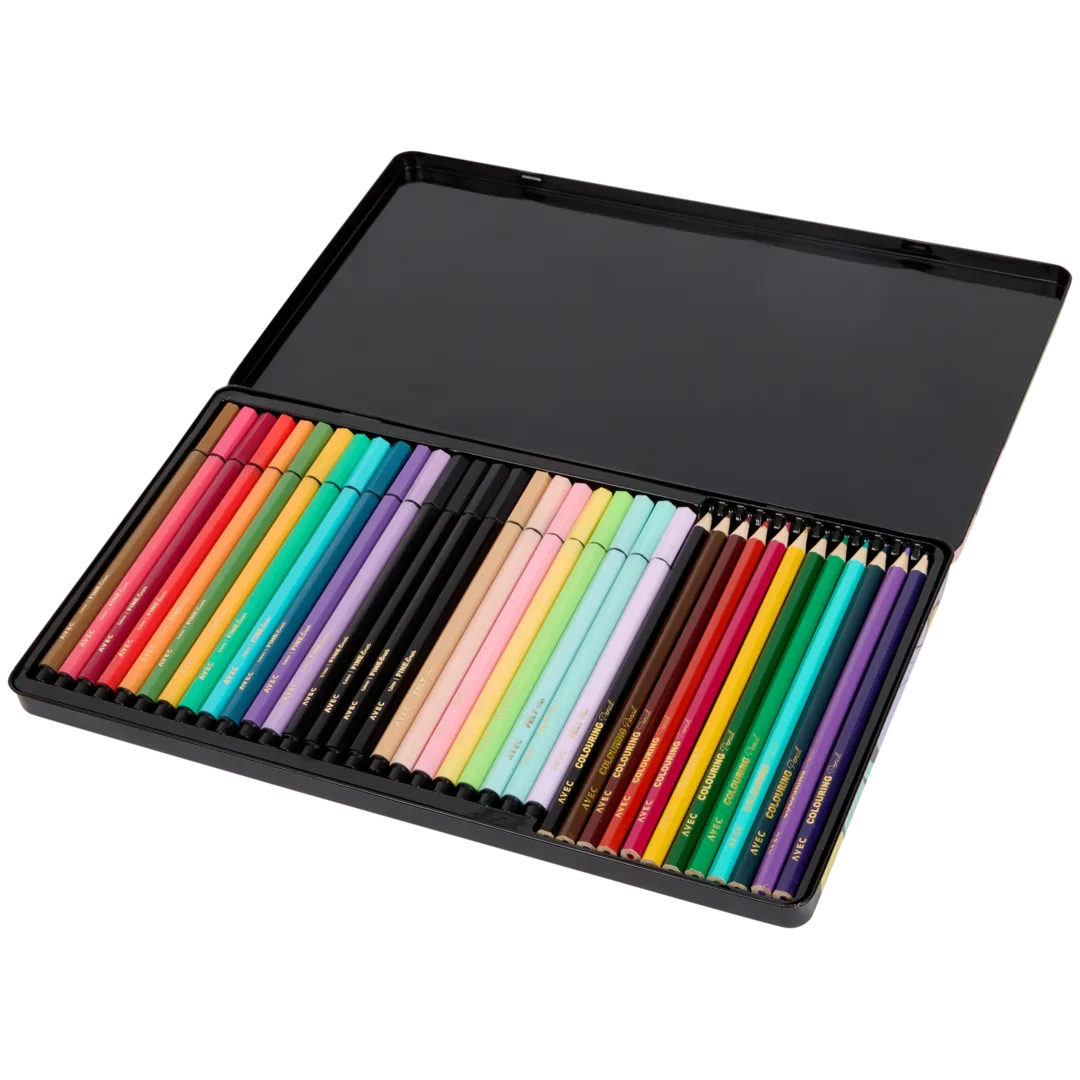 Avec kleurset in blik