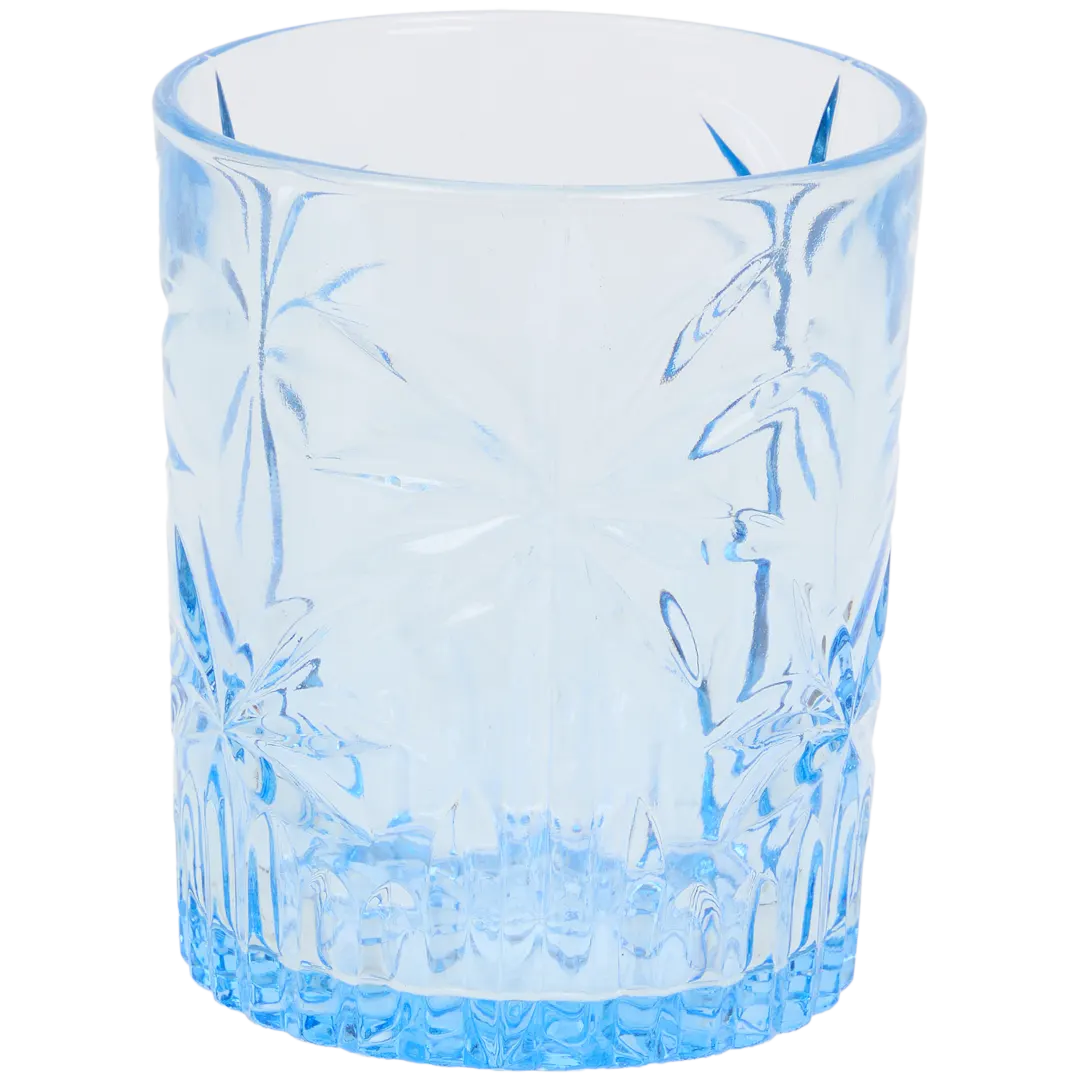 Trinkglas mit Palmenmuster 1