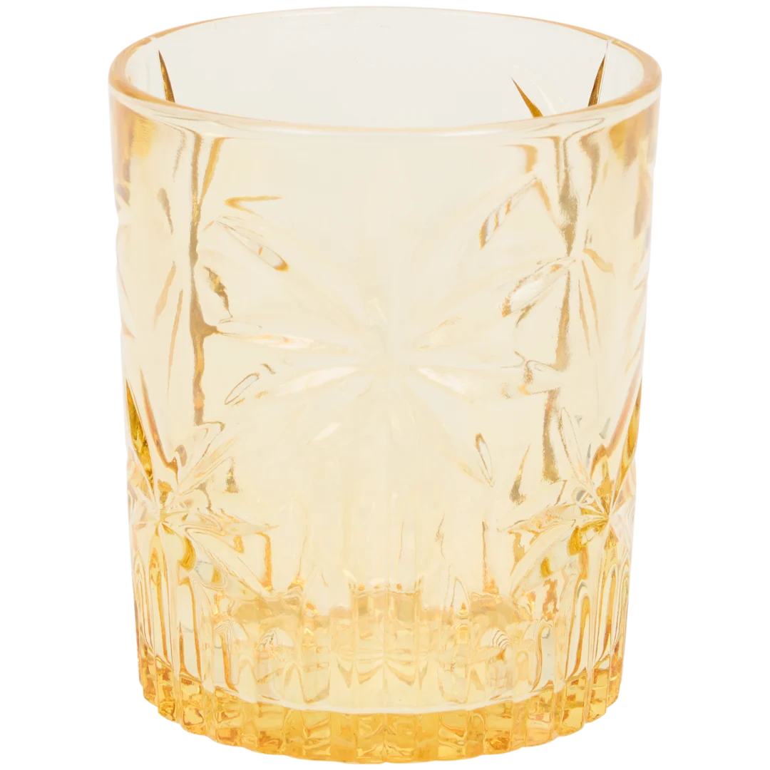 Trinkglas mit Palmenmuster 2