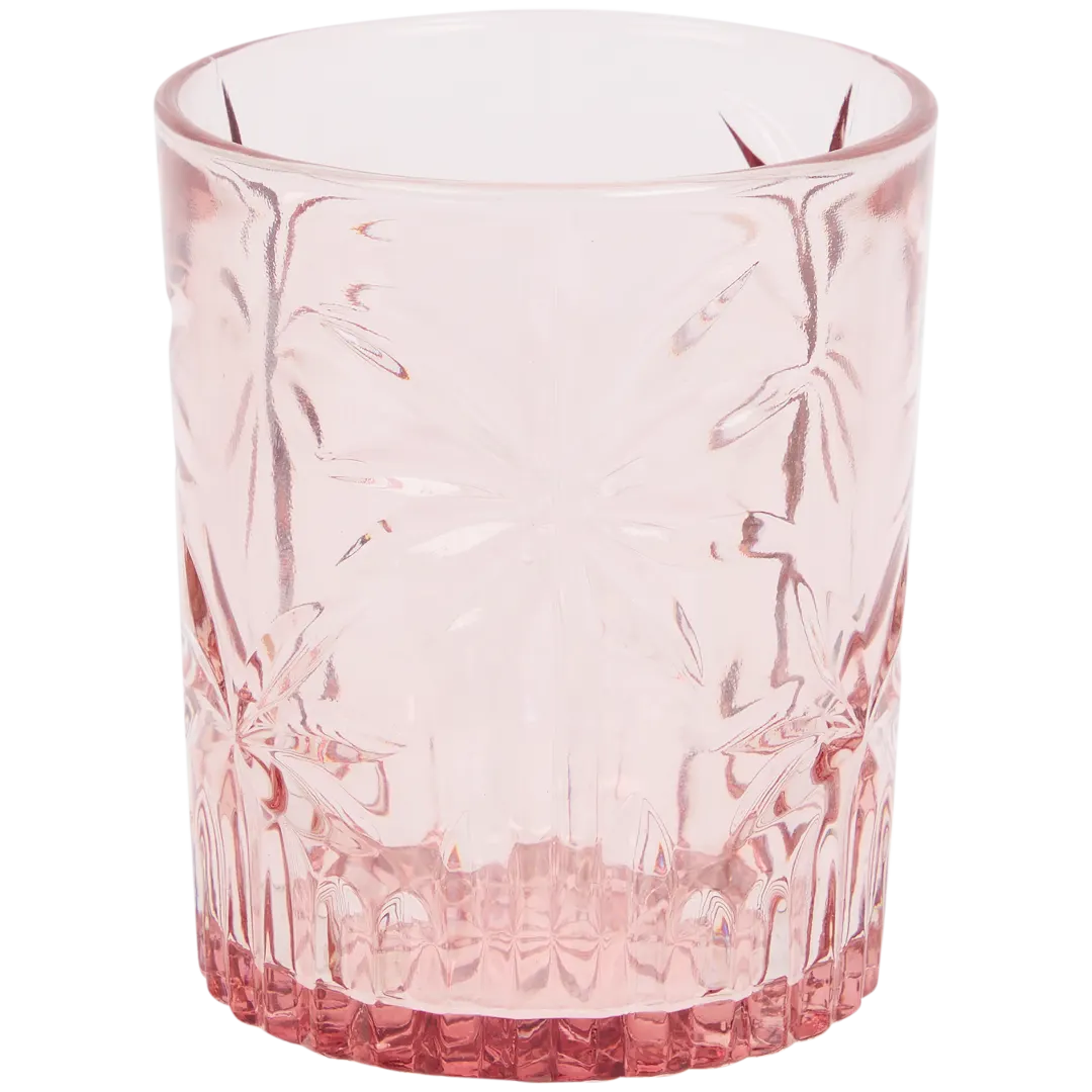 Trinkglas mit Palmenmuster 3