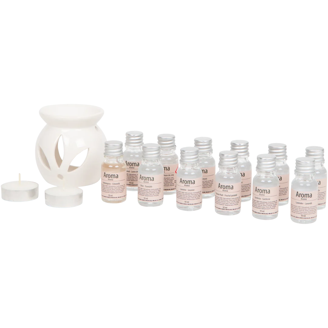 Brûleur d'huile avec huiles parfumées 1