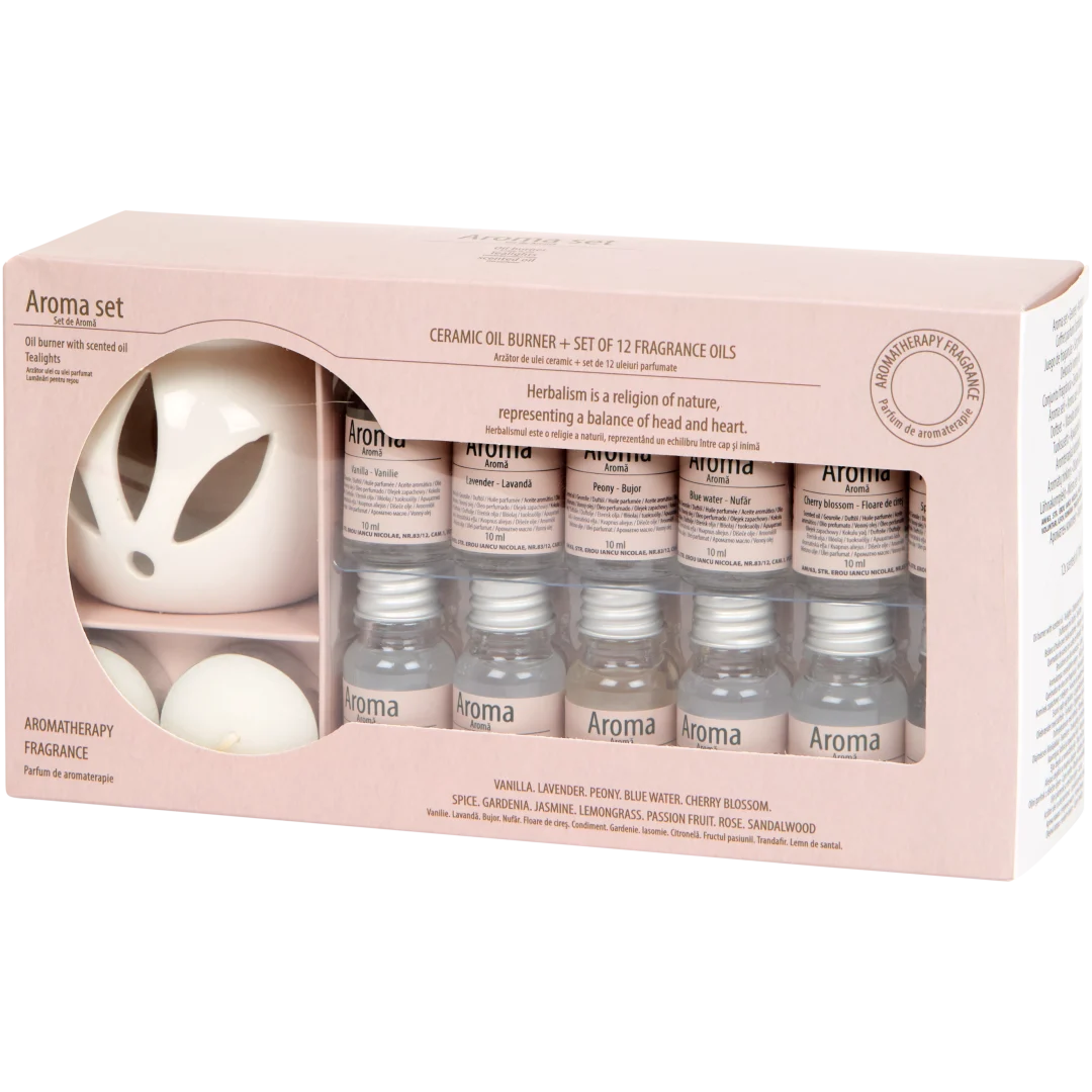 Brûleur d'huile avec huiles parfumées 2