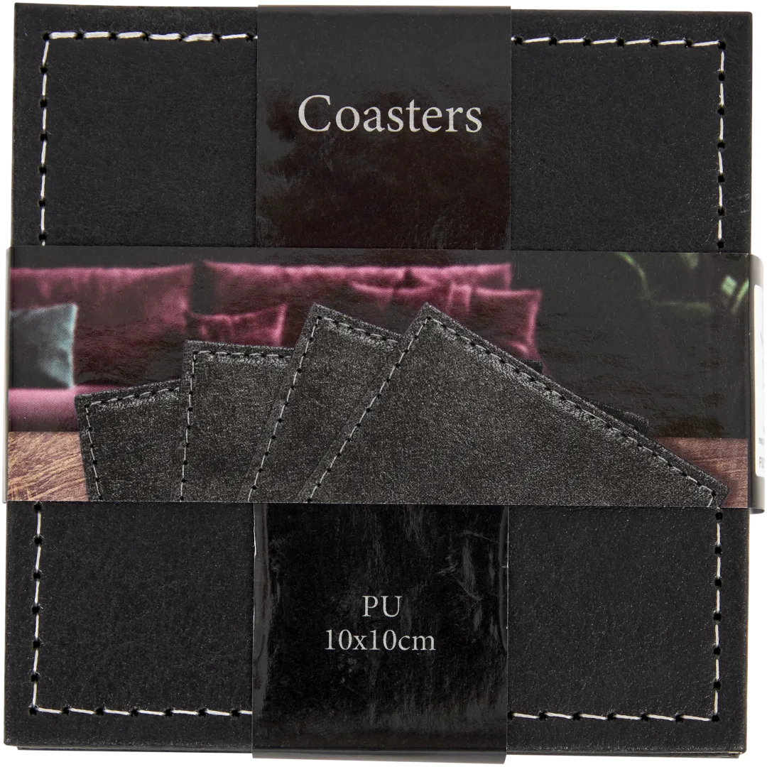 Sous-verres en similicuir 4