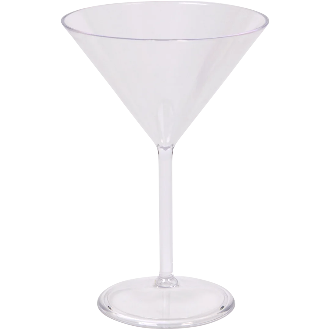 Verre à pied en plastique