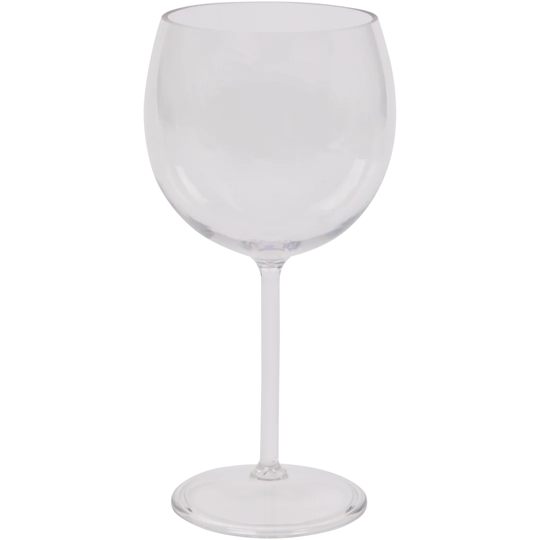 Verre à pied en plastique
