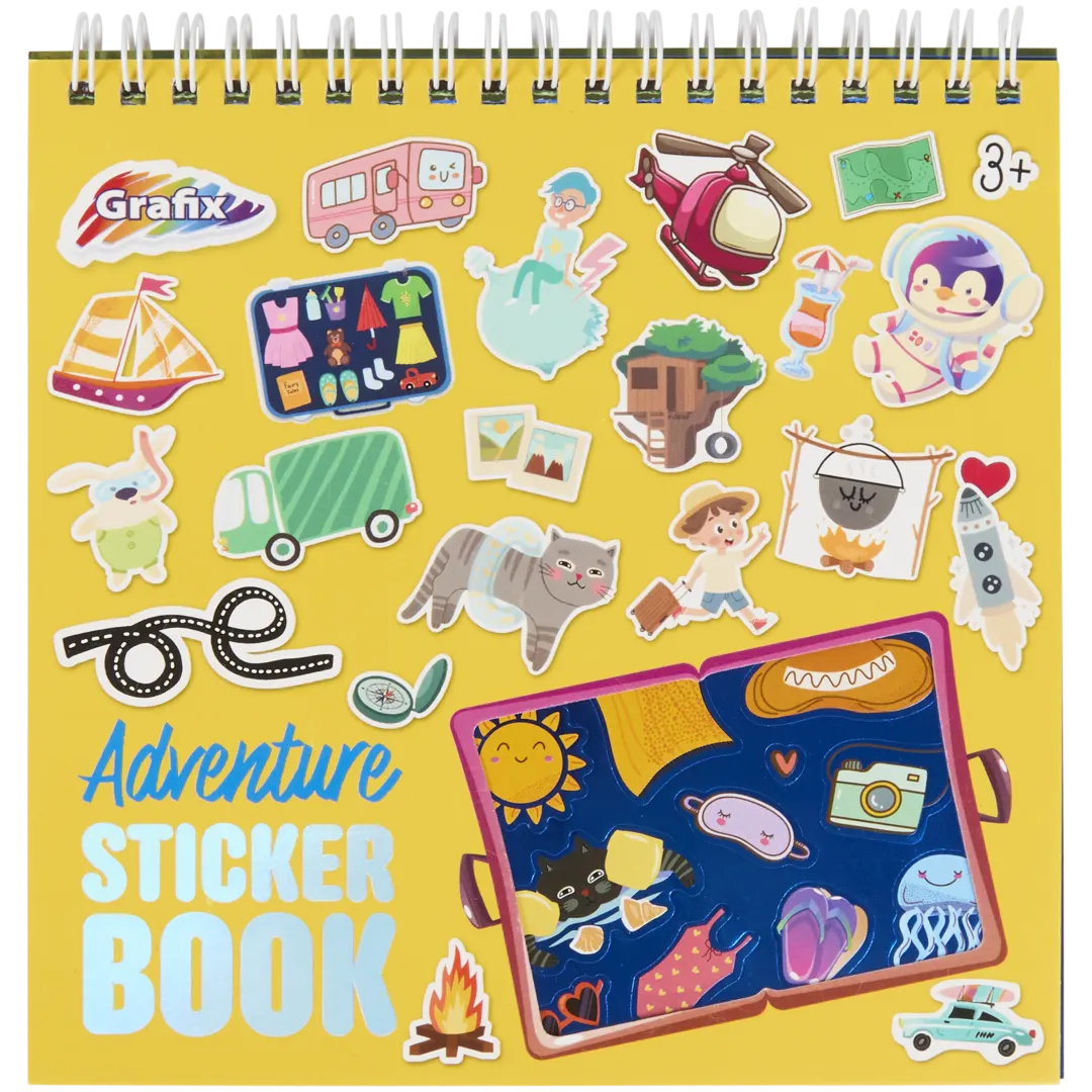 Livro de autocolantes A5