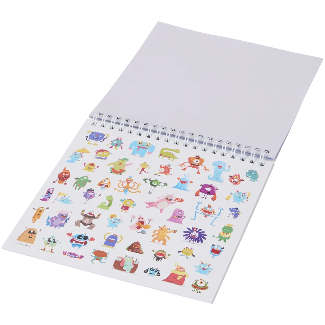 Livro de autocolantes A5