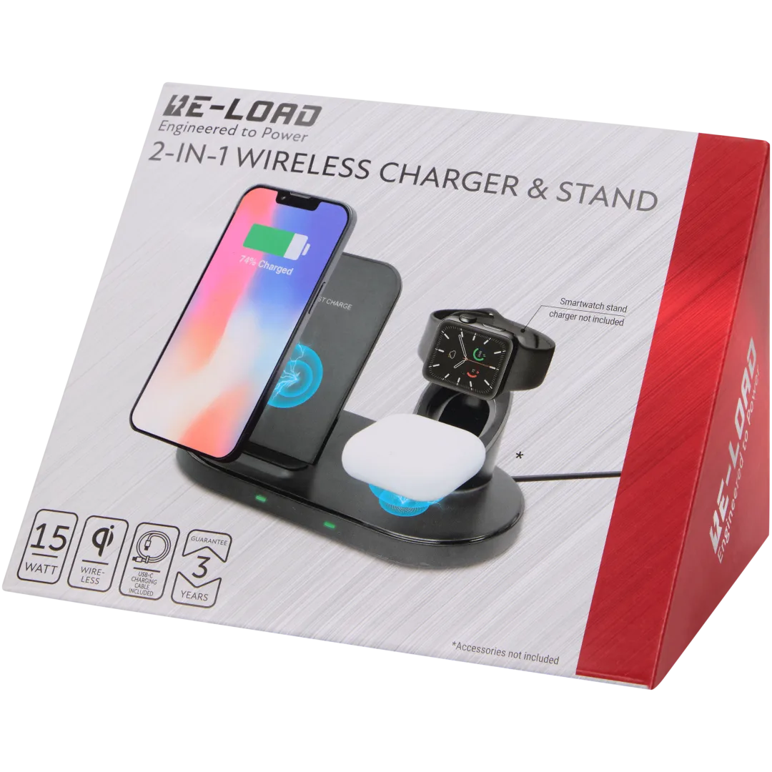 Caricatore wireless Re-load 2 in 1