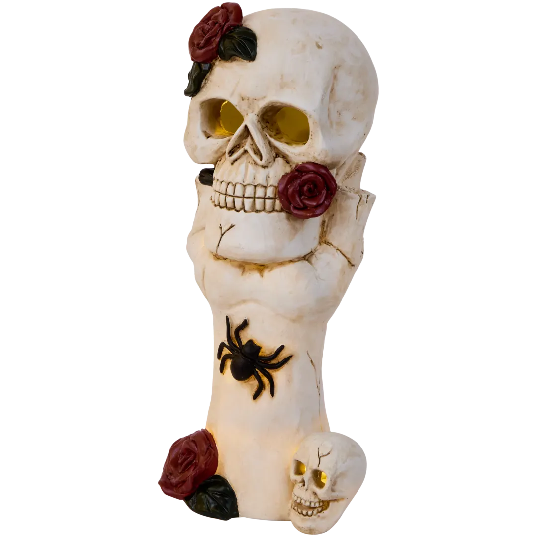 Figura de Halloween com LED