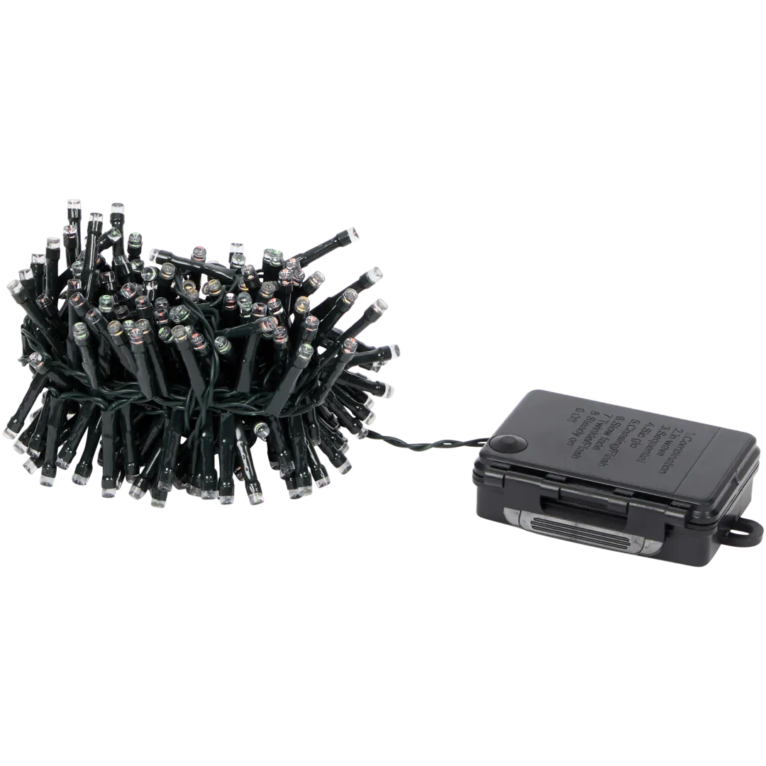 Wielokolorowe oświetlenie świąteczne