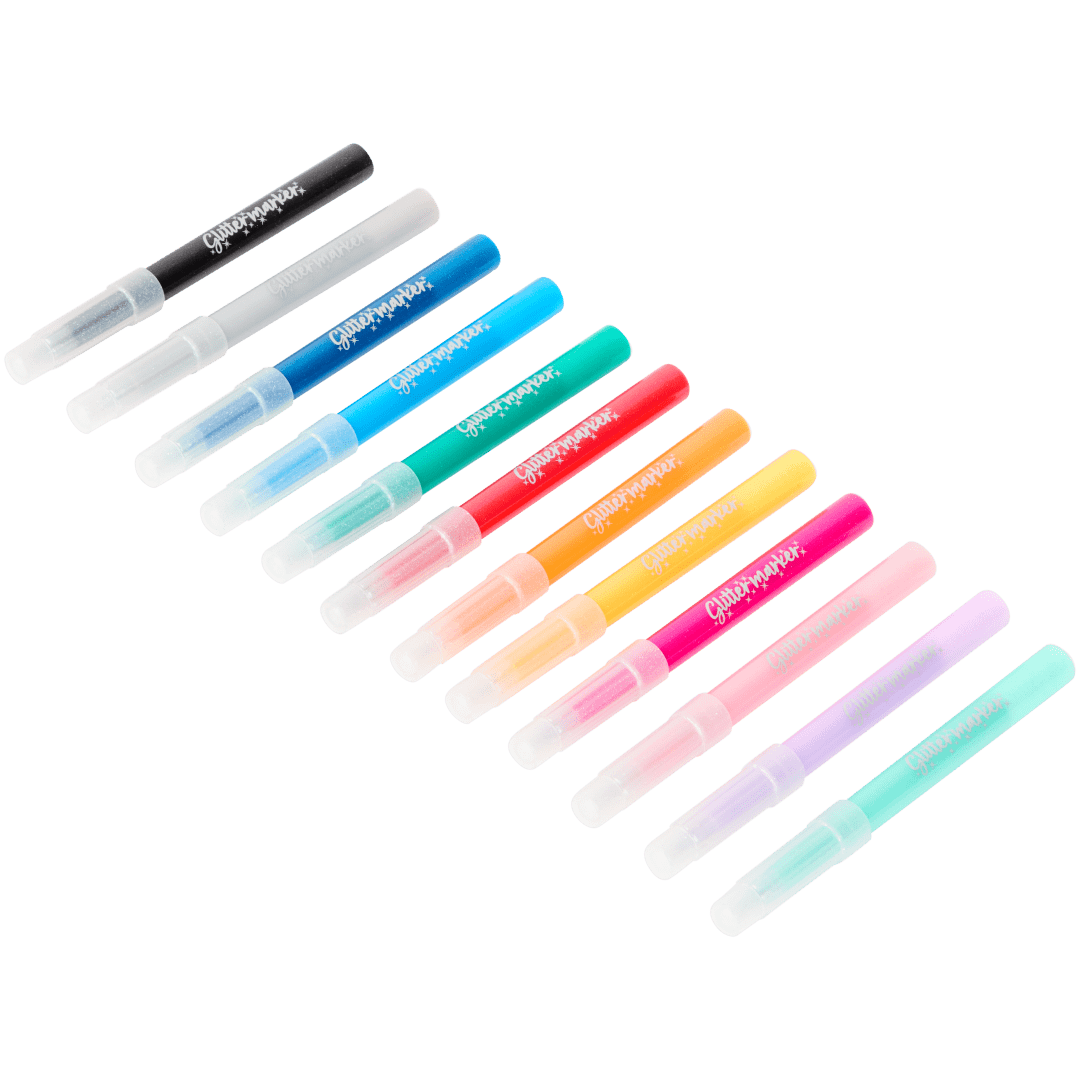 Długopisy z brokatem Grafix