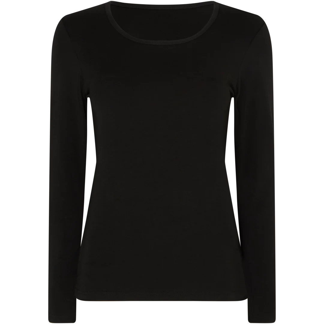 Bambusowa bluzka z długim rękawem 1