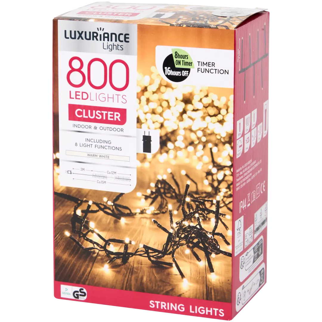 Instalație de luminițe maxi de Crăciun Luxuriance Lights 1
