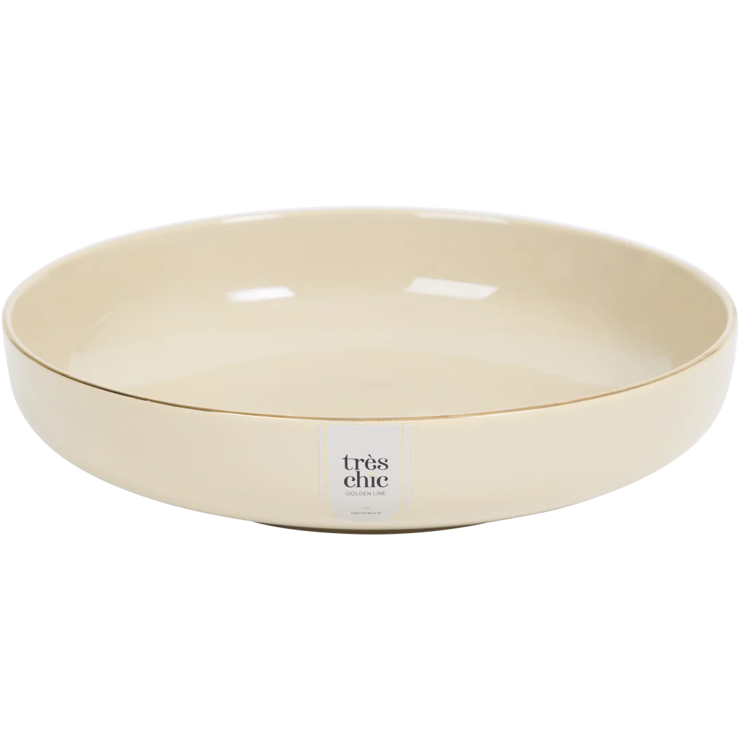 Assiette creuse Très Chic Golden Line 2