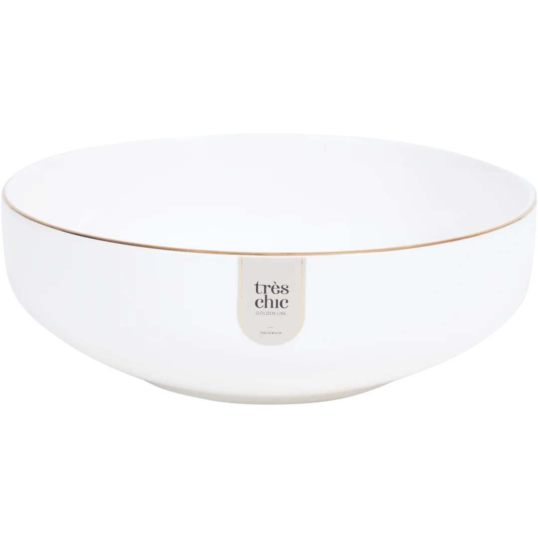 Très Chic saladeschaal Golden Line 3