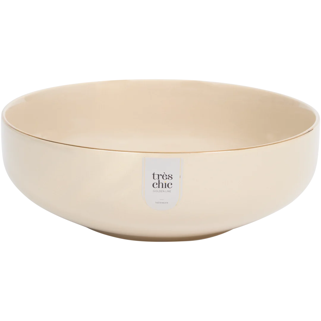 Très Chic saladeschaal Golden Line 2