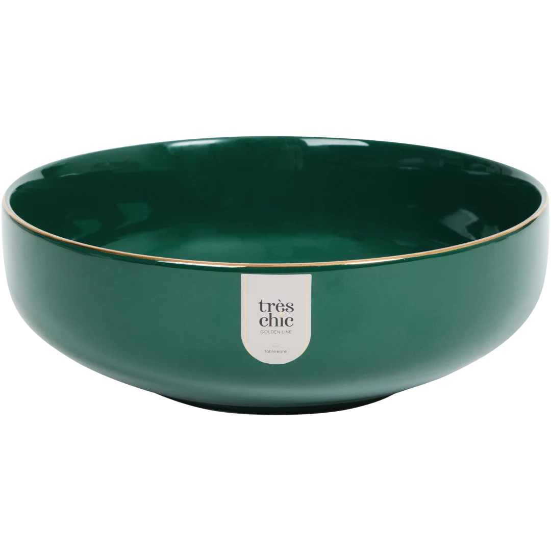 Très Chic saladeschaal Golden Line 1