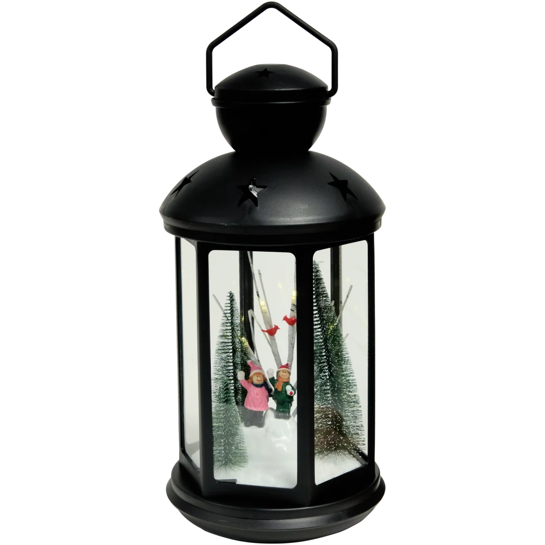 Kerstlantaarn met verlichting