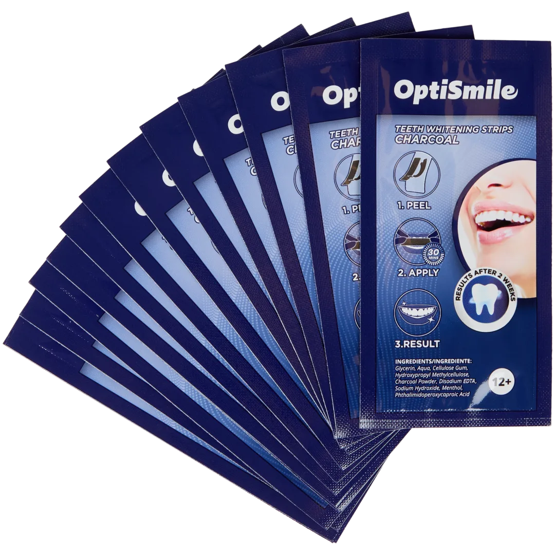 Tiras de branqueamento dentário OptiSmile