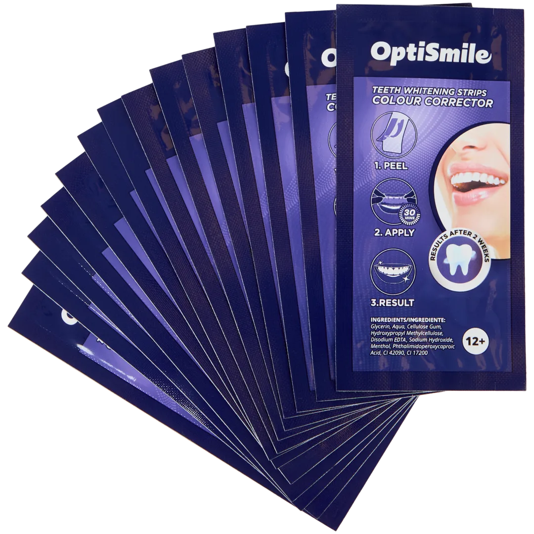 Tiras de branqueamento dentário OptiSmile