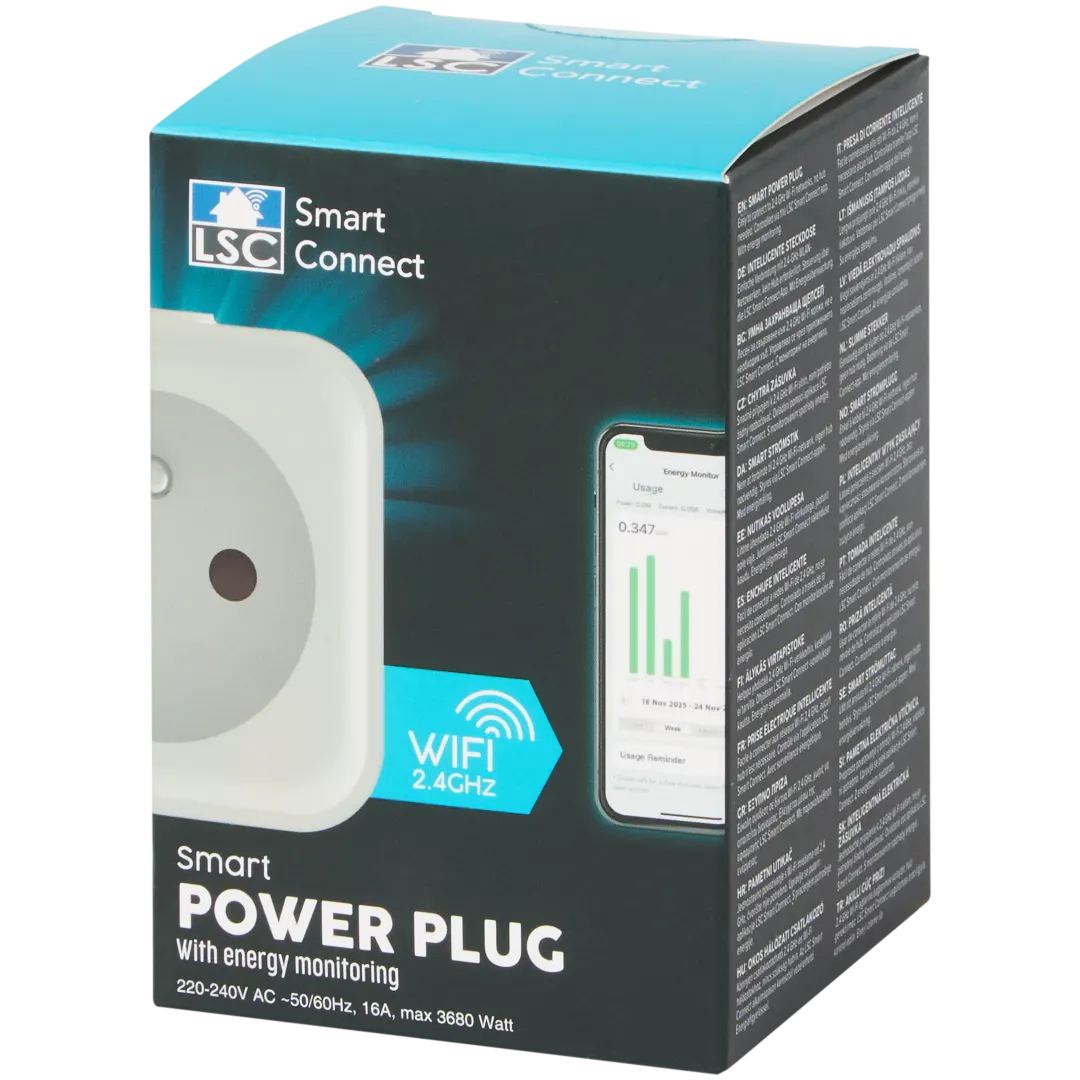 LSC Smart Connect slimme stekker met energiemonitor