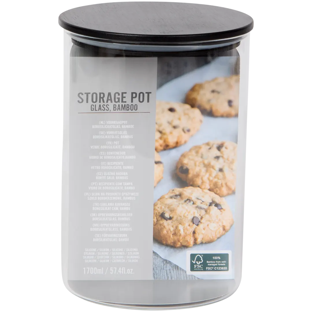 Frasco para alimentos em vidro 3