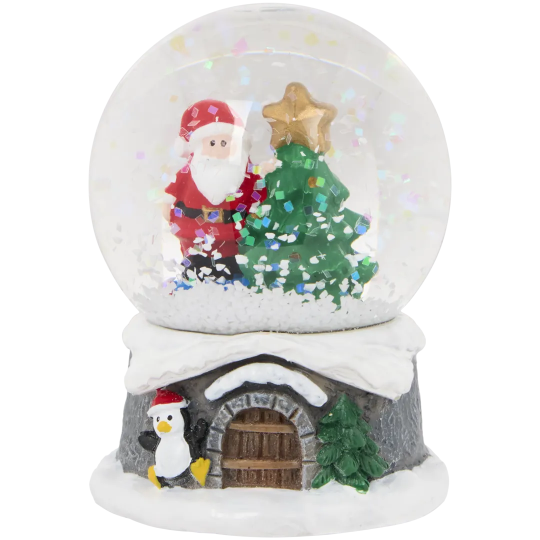 Home Accents Schneekugel mit Weihnachtsfiguren 7