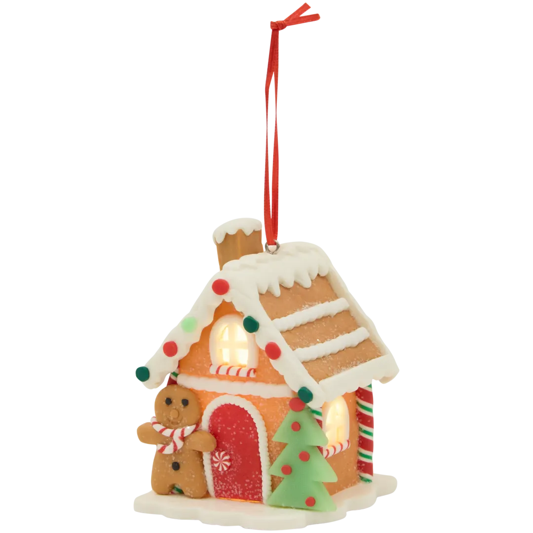 Maison en pain d'épice avec LED