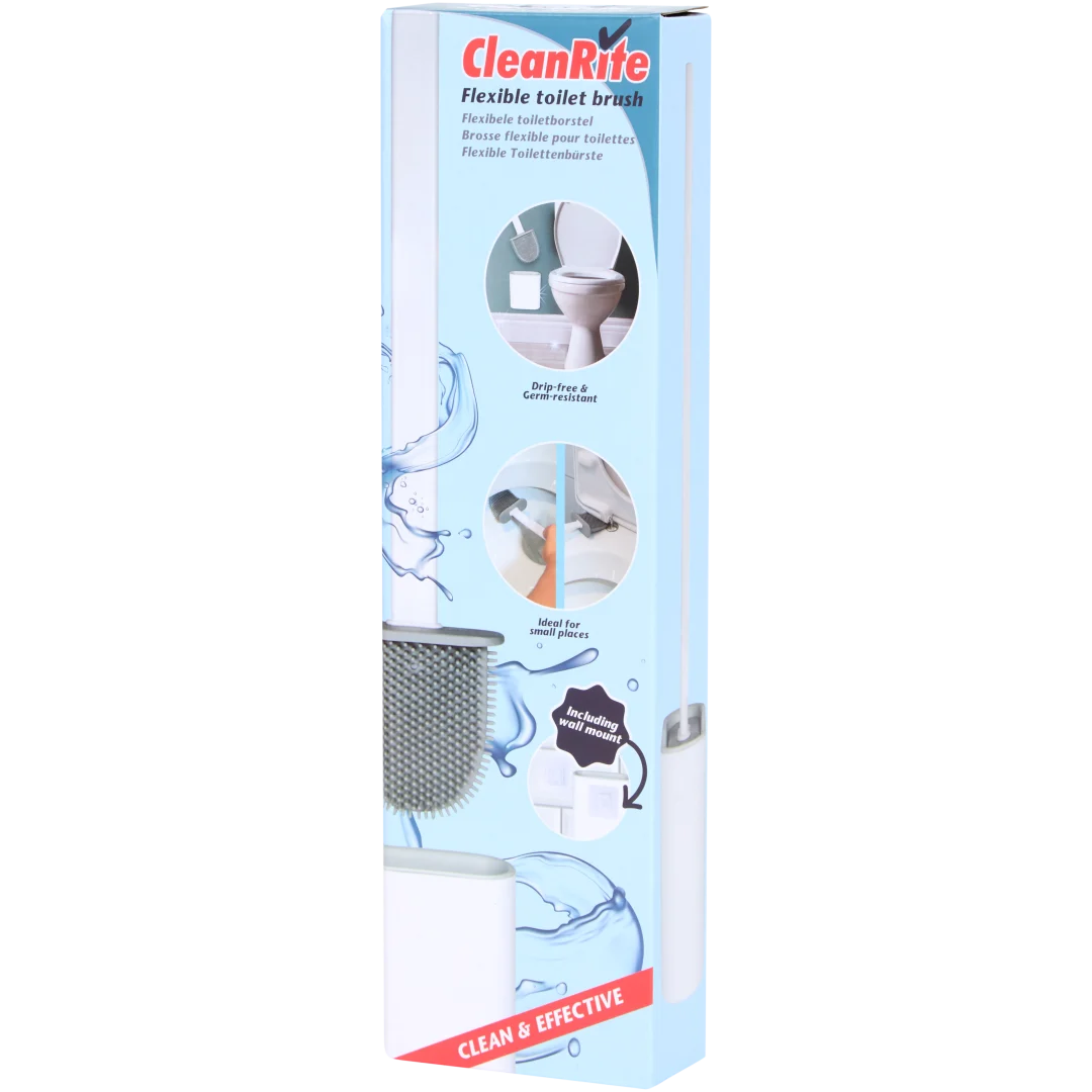 CleanRite flexible Toilettenbürste aus Gummi 4