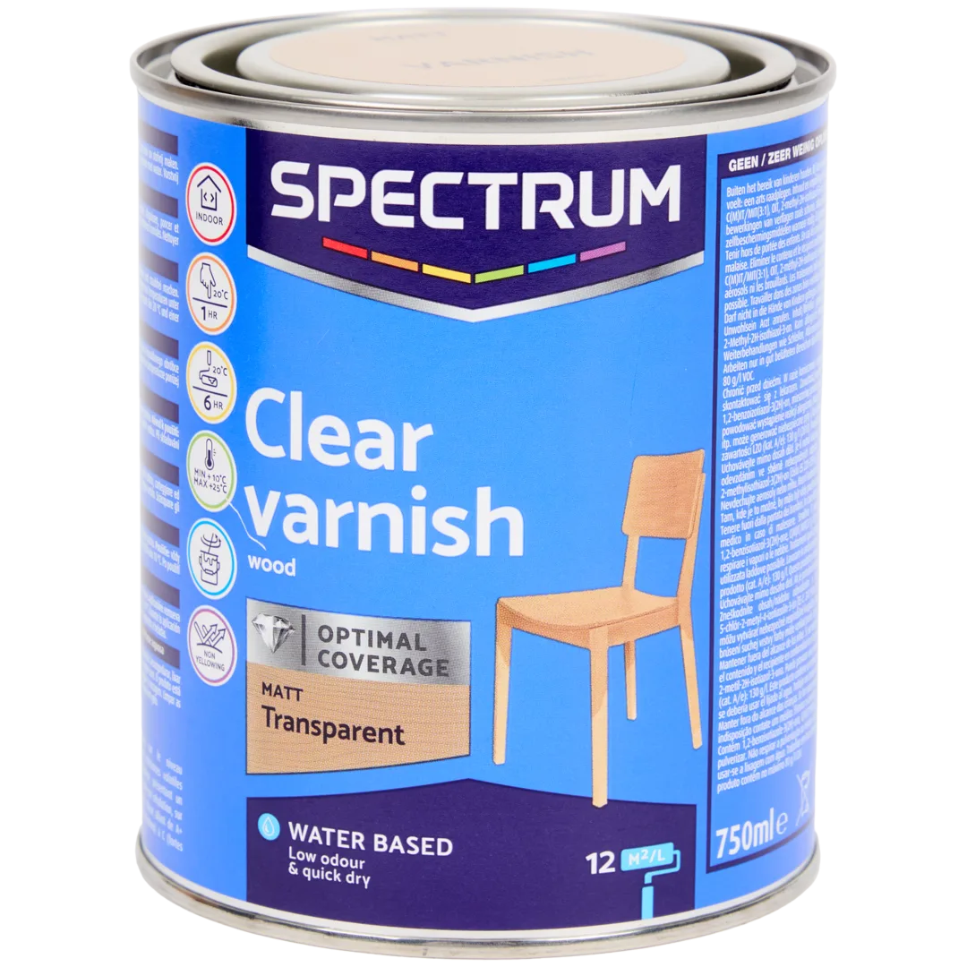 Spectrum matte vernis transparant 1