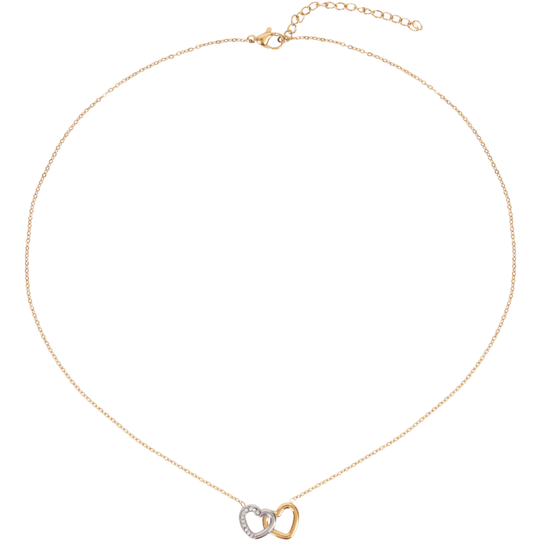 Collana di acciaio con cristalli Swarovski